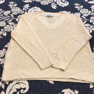 Loft Ivory Tunic Sweater
